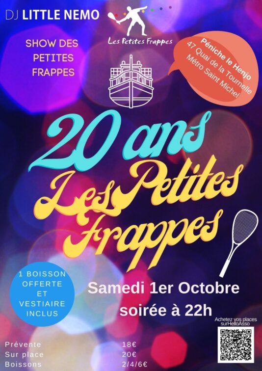 20 ans des Petites Frappes - Paris 2022